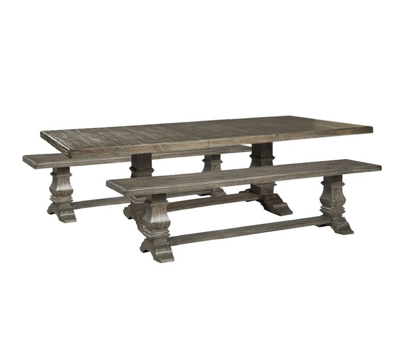 Wyndahl 3pc Extension Dining Table Set