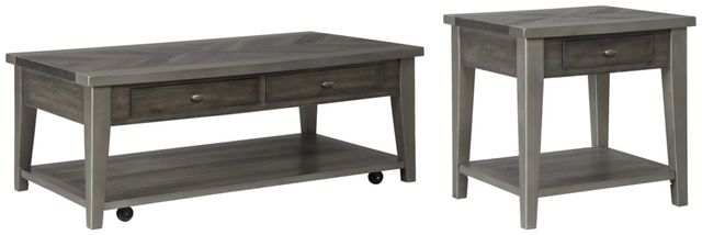 Signature Design by Ashley® Branbury 2-Piece Grayish Brown Living Room Table Set-0