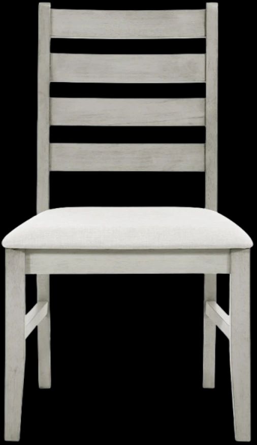 New Classic® Home Furnishings Pascal Driftwood/Gray Ladderback Dining Side Chair-2