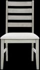 New Classic® Home Furnishings Pascal Driftwood/Gray Ladderback Dining Side Chair-2