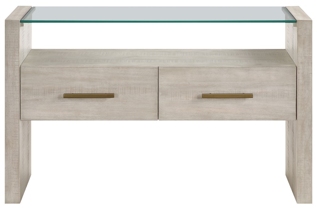 Garland Glass Top Sofa Table - Thumbnail 5