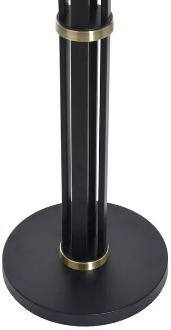 Stylecraft Corcy Black/Gold Floor Lamp-3