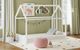 Elements International Sami White Youth Twin Bed-1
