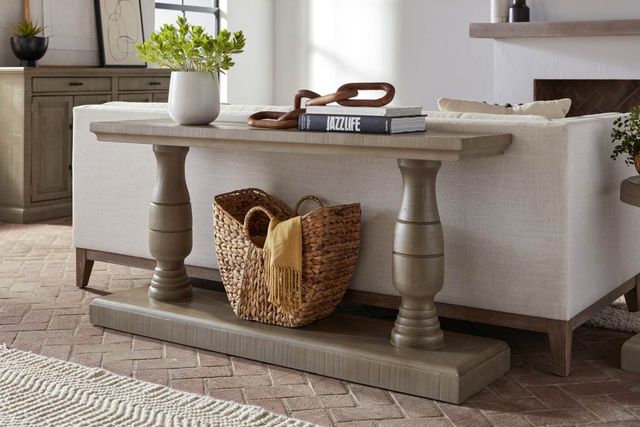 aspenhome® Hermosa Ancient Stone Sofa Table-2