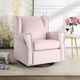 ACME Furniture Tamaki Pink Swivel Glider Chair-1