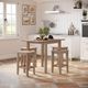 Jofran Inc. Eastern Tides 5-Piece ET Brushed Bisque Counter Dining Set-1