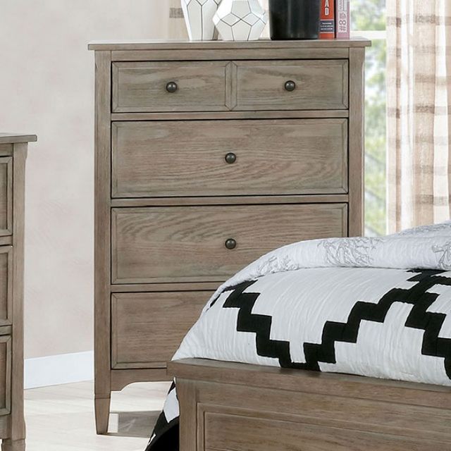 Furniture of America® Vevey Wire-Brushed Warm Gray Chest-0