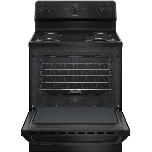 Hotpoint® 30" Black Freestanding Electric Range-1