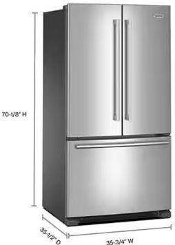 Maytag® 36" 25.0 Cu. Ft. Fingerprint Resistant Stainless Steel French Door Refrigerator-2