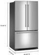 Maytag® 36" 25.0 Cu. Ft. Fingerprint Resistant Stainless Steel French Door Refrigerator-2
