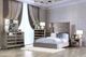 Furniture of America® Rosabelle Gray Queen Upholstered Panel Bed-4