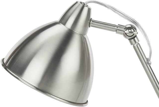 Monarch Specialties Inc. 17"H Silver Metal Table Lamp-1