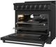 Thor Kitchen® Gordon Ramsay 36" Black Freestanding Pro Style Gas Range-4