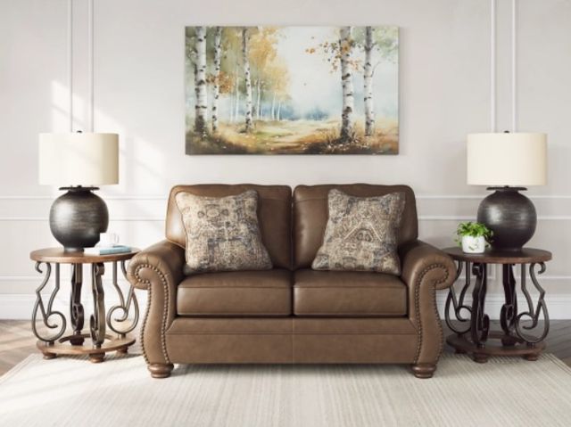 Signature Design by Ashley® Chasemore Earth Loveseat-4