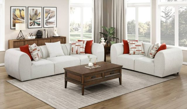 Homelegance® Franz 3-Piece Beige Modular Sectional Sofa-1