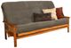 Kodiak Furniture Monterey Marmont Thunder/Butternut Queen Futon with Mattress-0