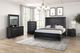 Furniture of America® Ashbourne 4-Piece Black Queen Bedroom Set-0