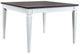 Liberty Furniture Allyson Park Charcoal Counter Height Leg Table with Wirebrushed White Base-4