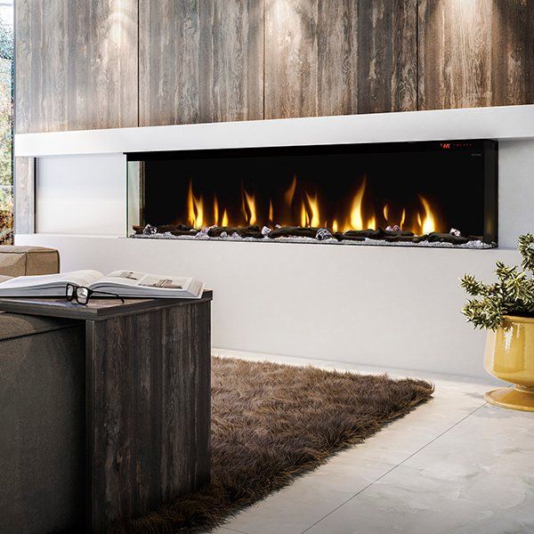 Dimplex® Ignite® Bold Black 74'' Built-in Linear Electric Fireplace-4