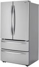 LG 36" 26.9 Cu. Ft. PrintProof™ Stainless Steel French Door Refrigerator-3