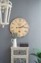 A & B Home Dubois Black/Yellow  Large Wall Clock-5