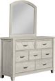 Vaughan-Bassett Rustic Cottage Rustic White Queen Sleigh Bed Collection-4