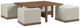 Homelegance® Sienna Brown/Light Gray Cocktail Table-3