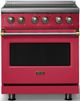 Viking® 5 Series 30" Valentine Pro Style Induction Range with Brushed Brass Trim-0