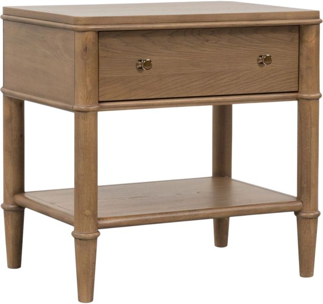 Modus Furniture Whitmore Claystone 1-Drawer Nightstand-0