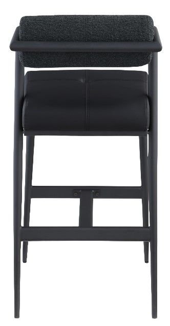 Meridian Furniture Stryker Black/Matte Black Bar Stool Set-2