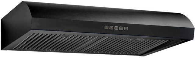 XO XOE2 30" Black Under Cabinet Range Hood -0