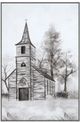 Crestview Collection Holy Lands 2-Piece Gray/Off-White Wall Art Set-1