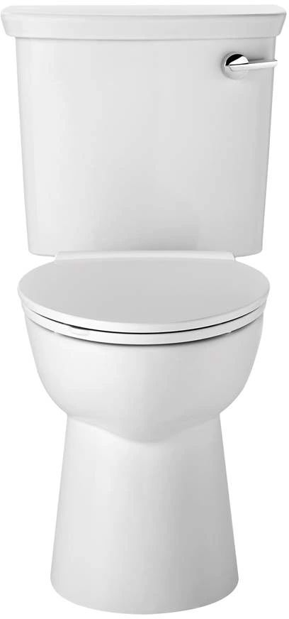 American Standard VorMax® White Two-Piece Chair Height Elongated Right-Hand Trip Lever Toilet Less Seat 1.28 gpf/4.8 Lpf-0