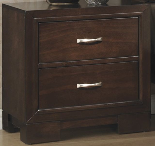 American Wholesale Furniture Walnut Nightstand-0