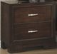 American Wholesale Furniture Walnut Nightstand-0
