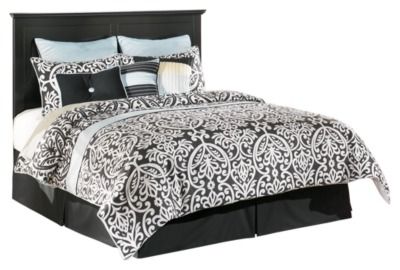 Signature Design by Ashley® Maribel 5-Piece Black King/California King Panel Headboard Bed Set-1