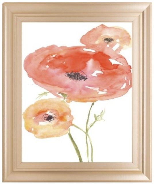 Classy Living Jennifer Goldberger Neon Poppies I Wall Art-0