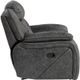 Homelegance® Madrona Hill Gray Manual Glider Reclining Chair-3