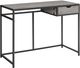 Monarch Specialties Inc. 42"L Grey with Dark Grey Metal Computer Desk-0