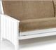 Night & Day Furniture™ Key West White Queen Moon Glider Futon-1