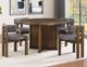 Steve Silver Co. Cambridge Burnished Chestnut Dining Table with Removable Folding Game Top-1