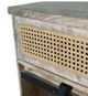 A & B Home Sand Blast White Cabinet-2