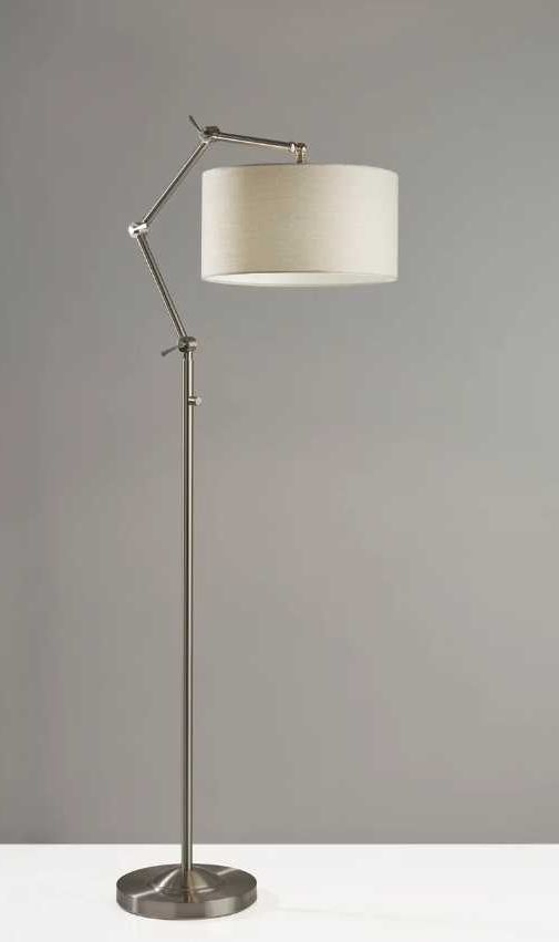 Adesso® Willard Black Floor Lamp-4