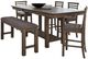 Liberty Furniture Brook Bay 6-Piece Gray/Sandstone Optional Counter Dining Table Set-0