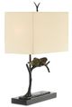 Currey & Company Sparrow Bronze/Black Table Lamp-1