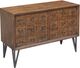 Cottage Creek Furniture Boone Distressed Brown Catalog Cabinet-0