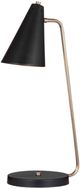 Bassett Mirror Inyo Antique Brass/Black Desk Lamp-0