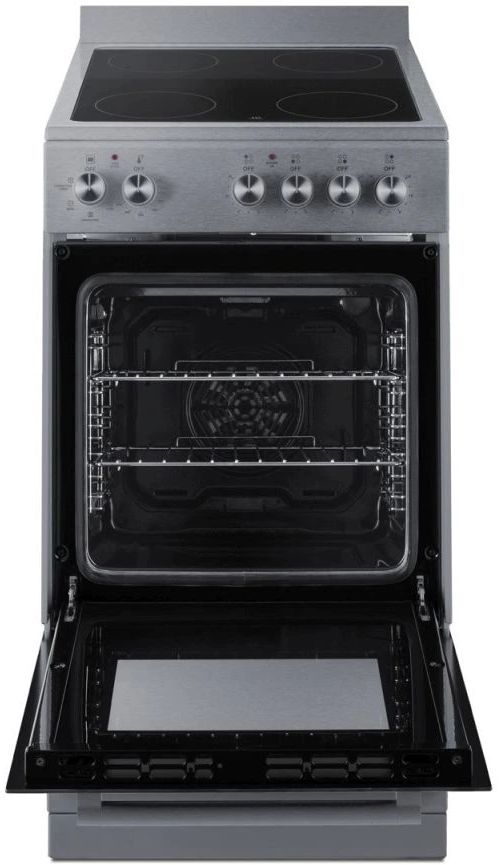 Summit® 20" Stainless Look Slide-In Electric Range-3
