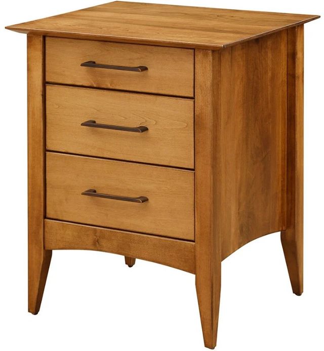 Country Classic Collection Customizable Simplicity 3-Drawer Nightstand-2