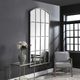 Uttermost® Amiel Ivory Arched Mirror-2